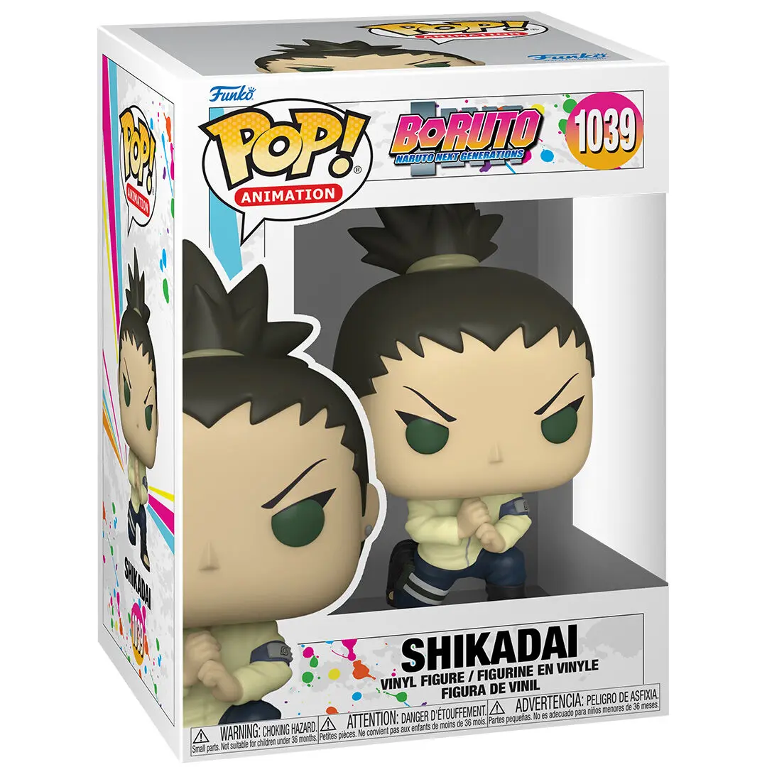 Boruto: Naruto Next Generations POP! Animation Vinyl Figur Shikadai 9 cm Produktfoto