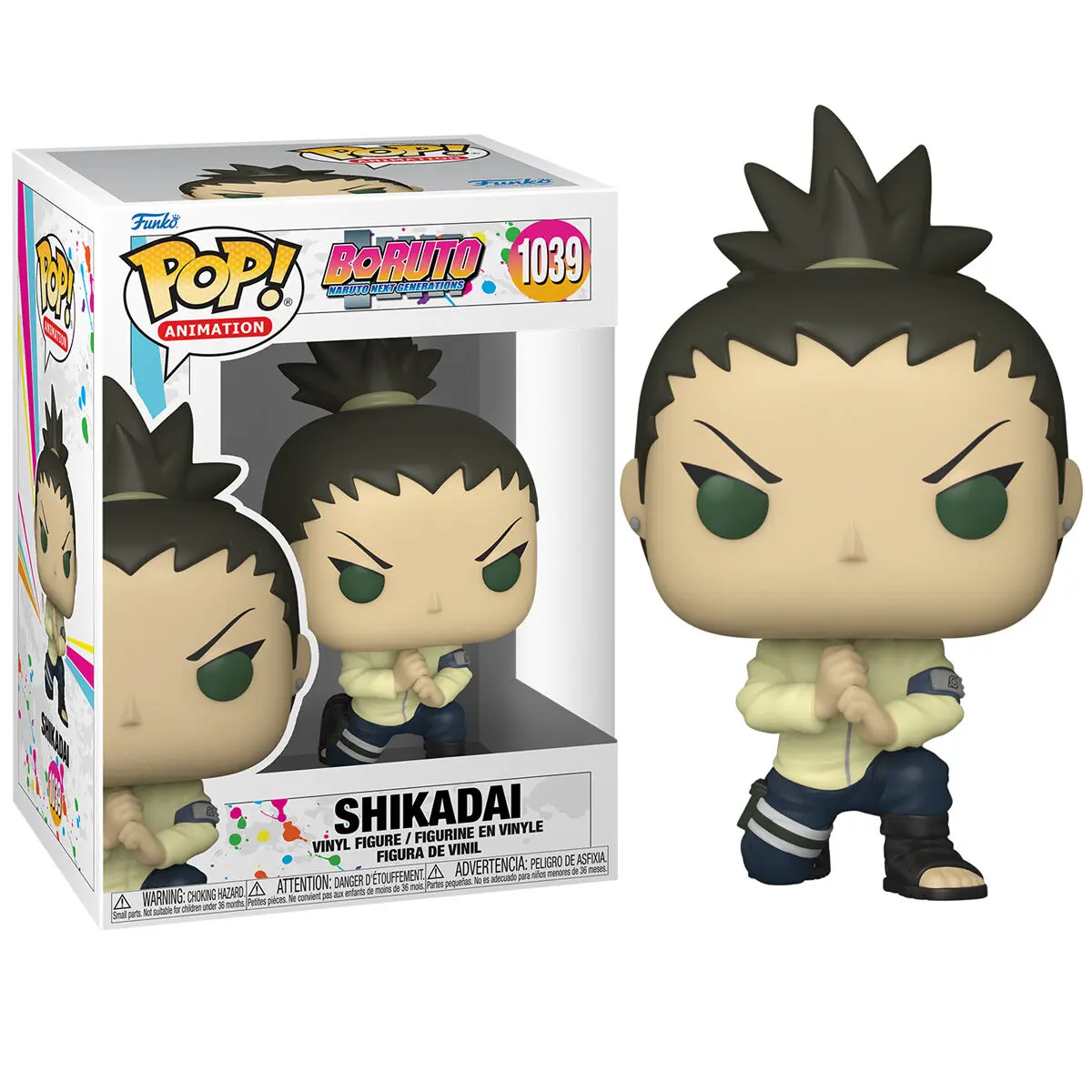 Boruto: Naruto Next Generations POP! Animation Vinyl Figur Shikadai 9 cm Produktfoto