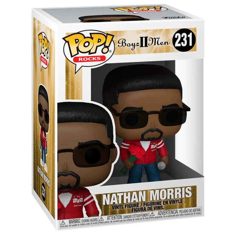 Boyz II Men POP! Rocks Vinyl Figur Nathan Morris 9 cm Produktfoto