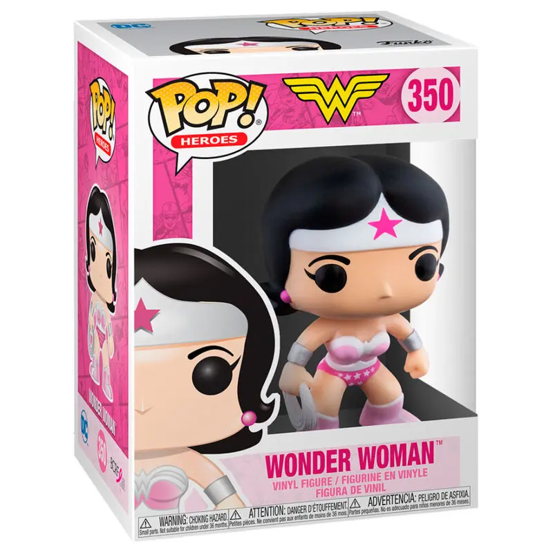 DC Comics POP! Heroes Vinyl Figur BC Awareness - Wonder Woman 9 cm Produktfoto