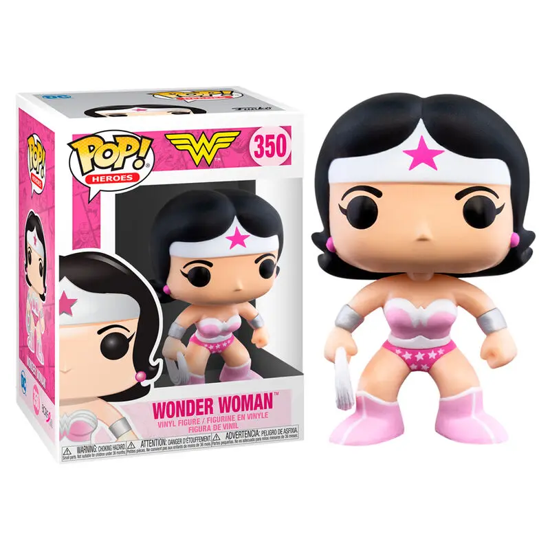 DC Comics POP! Heroes Vinyl Figur BC Awareness - Wonder Woman 9 cm Produktfoto