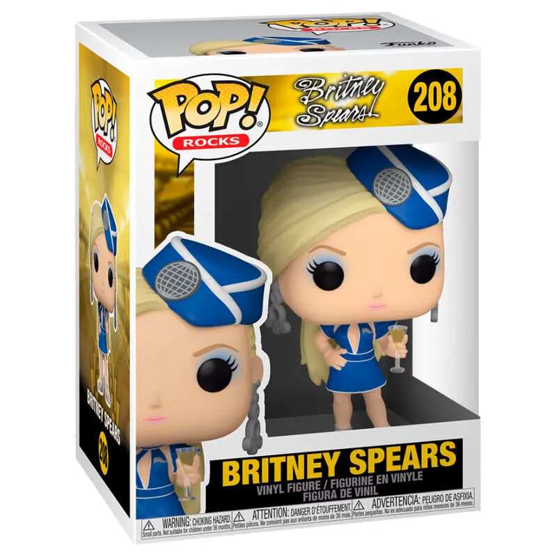 Britney Spears POP! Rocks Vinyl Figur Stewardess 9 cm termékfotó