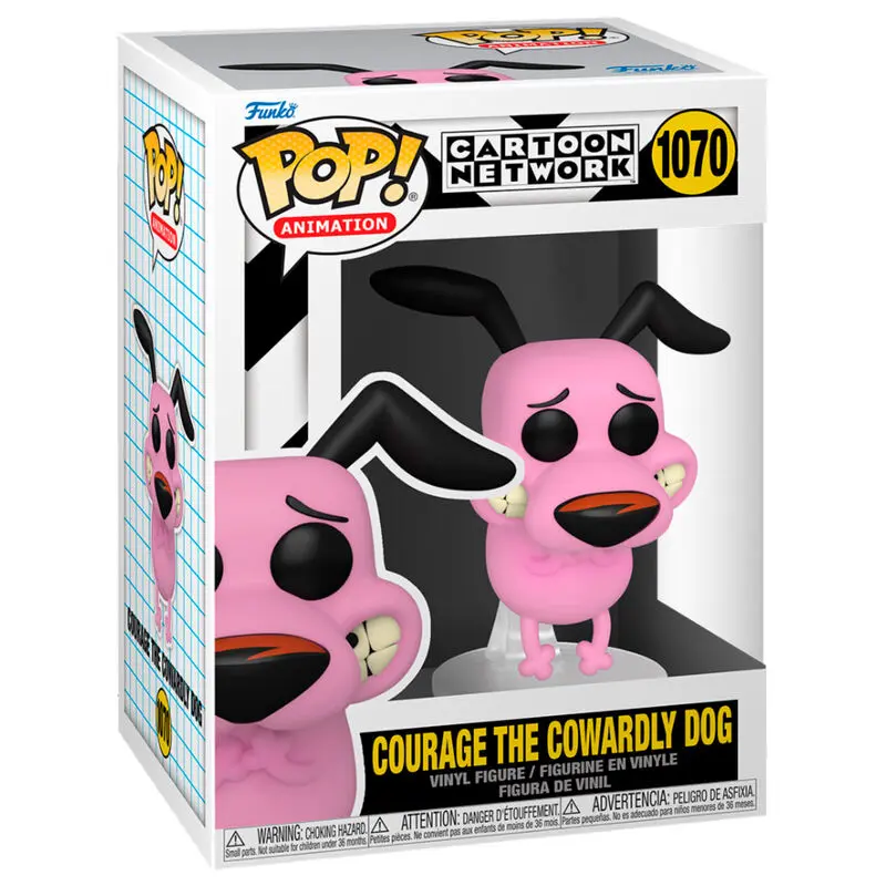 Courage der feige Hund POP! Animation Vinyl Figur Courage 9 cm Produktfoto