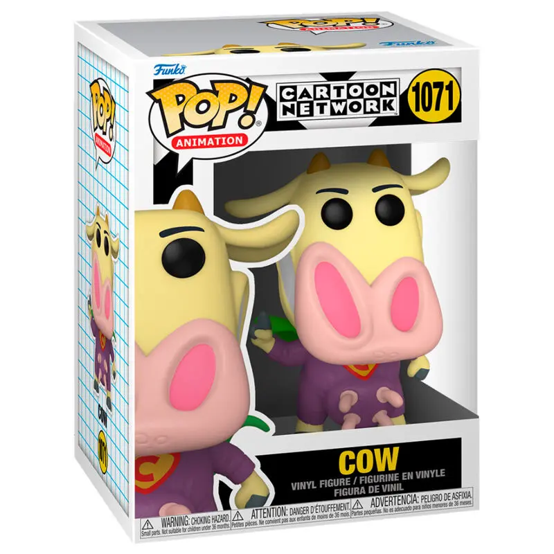 Cow and Chicken POP! Animation Vinyl Figur Super Cow 9 cm termékfotó