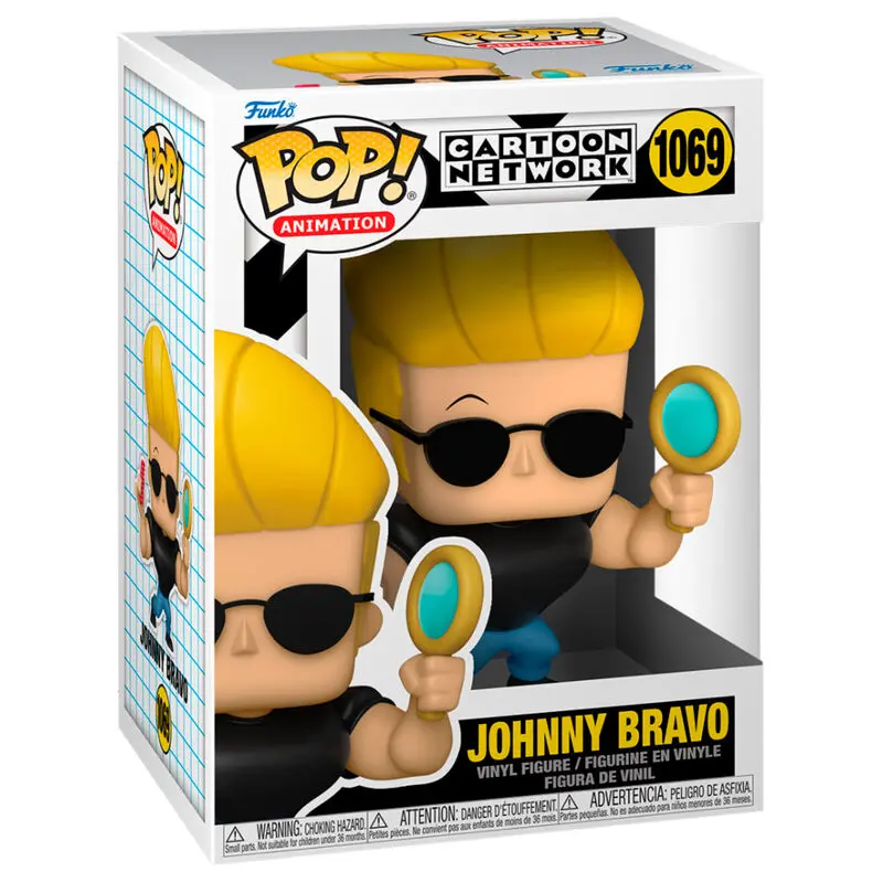 Johnny Bravo POP! Animation Vinyl Figur Johnny with Mirror and Comb 9 cm Produktfoto