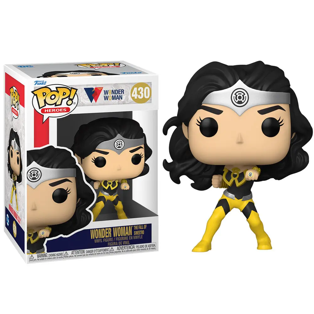 Wonder Woman 80th Anniversary POP! Heroes Vinyl Figur Wonder Woman (The Fall Of Sinestro) 9 cm Produktfoto