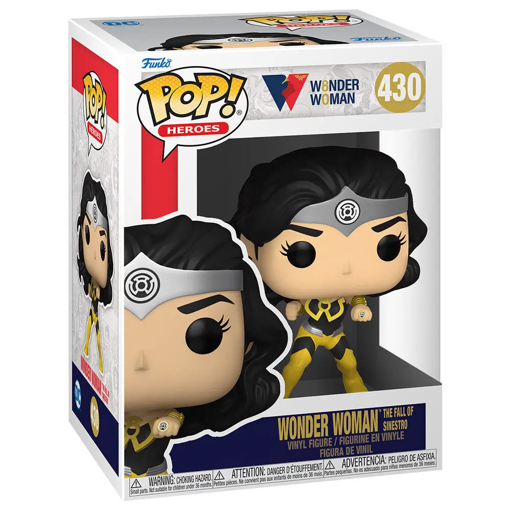 Wonder Woman 80th Anniversary POP! Heroes Vinyl Figur Wonder Woman (The Fall Of Sinestro) 9 cm Produktfoto
