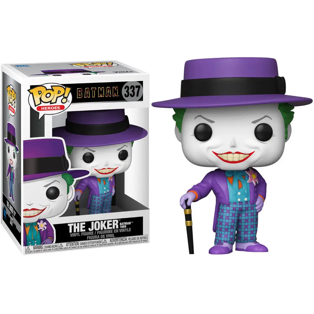 POP Figur DC Comics Batman 1989 Joker with Hat Produktfoto