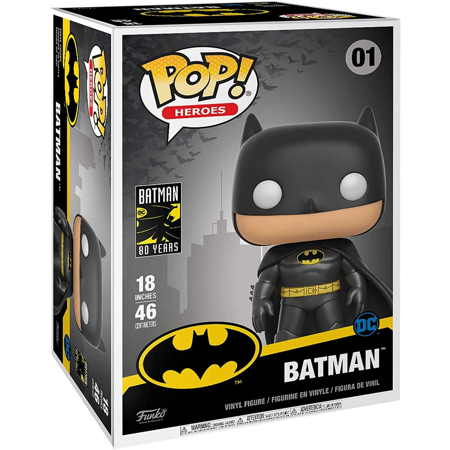 DC Comics Super Sized POP! Heroes Vinyl Figur Batman 48 cm termékfotó