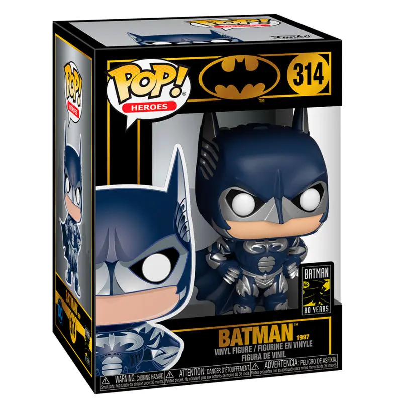 Batman 80th POP! Heroes Vinyl Figur Batman (1997) 9 cm termékfotó