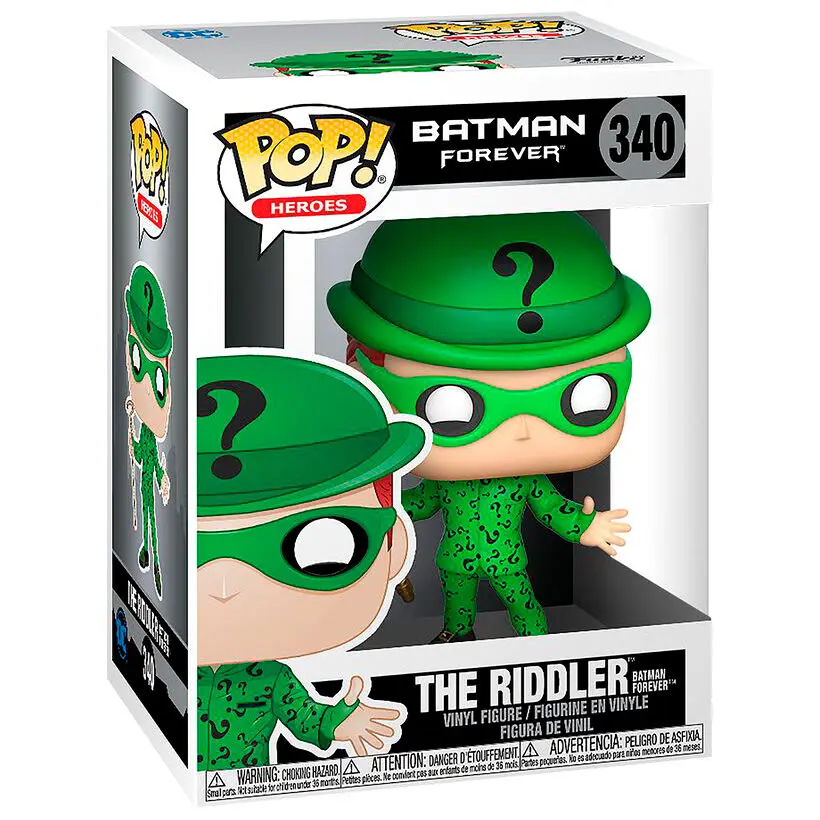 Batman Forever POP! Heroes Vinyl Figur Riddler 9 cm Produktfoto