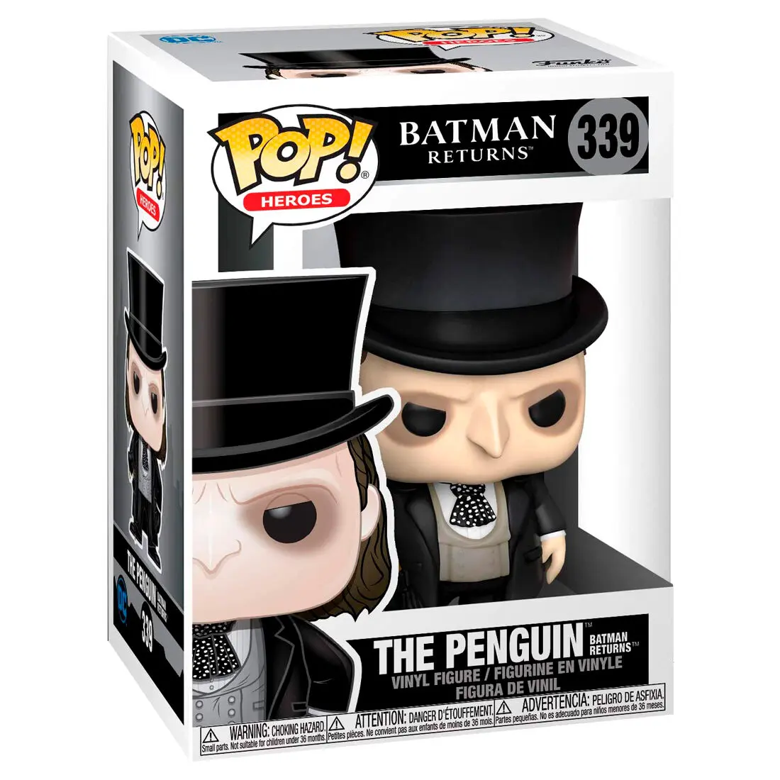 Batman Returns POP! Heroes Vinyl Figur Pinguin 9 cm Produktfoto