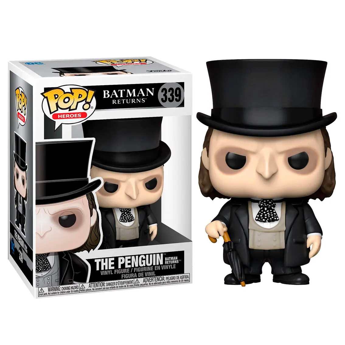 Batman Returns POP! Heroes Vinyl Figur Pinguin 9 cm Produktfoto