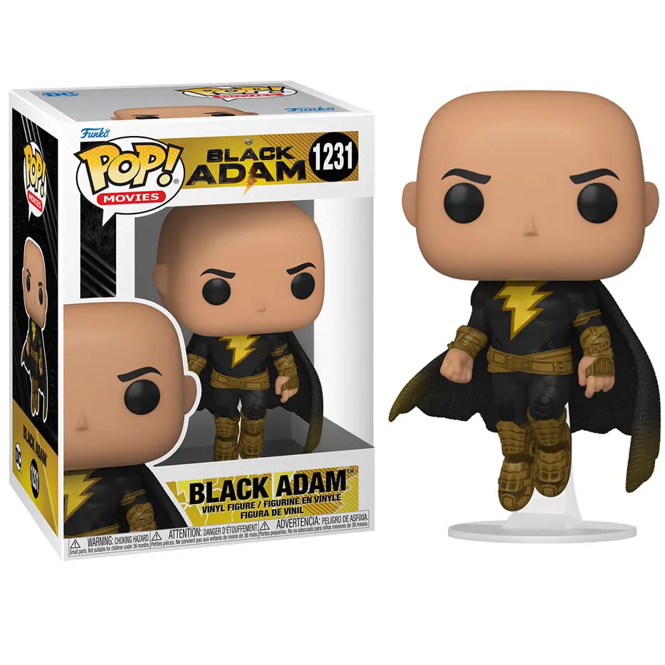 Black Adam POP! Movies Vinyl Figur Black Adam (Flying) 9 cm termékfotó