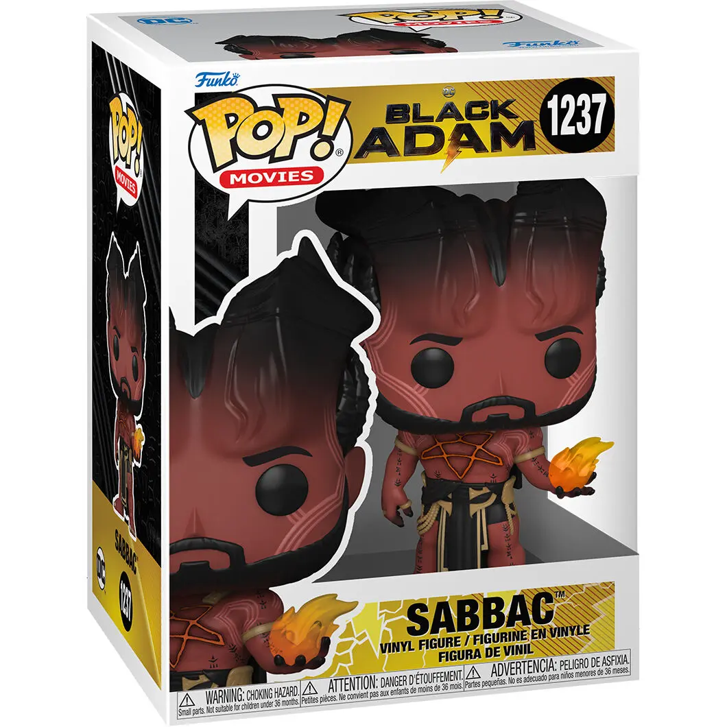 Black Adam POP! Movies Vinyl Figur Sabbac 9 cm Produktfoto
