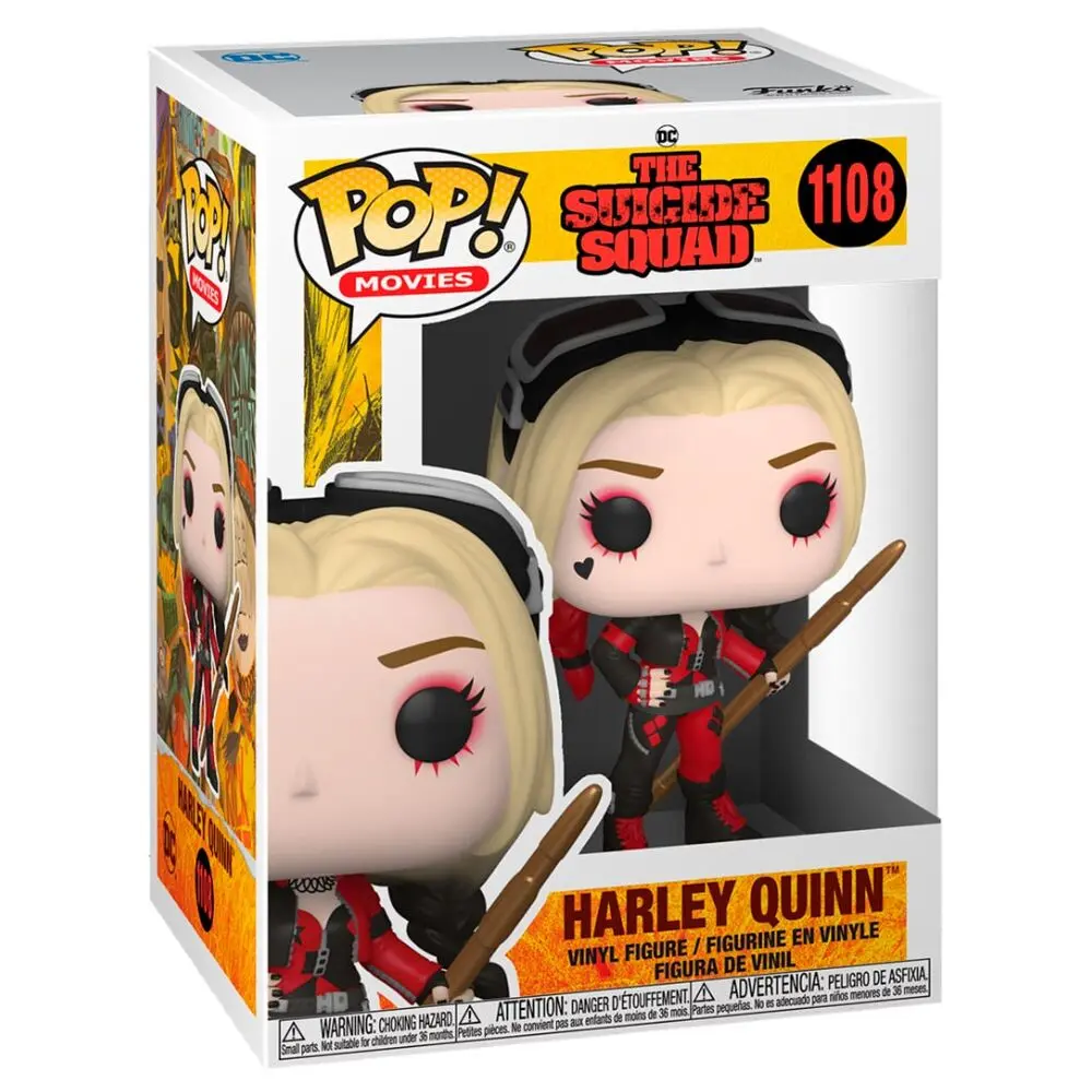The Suicide Squad POP! Movies Vinyl Figur Harley Quinn (Bodysuit) 9 cm Produktfoto