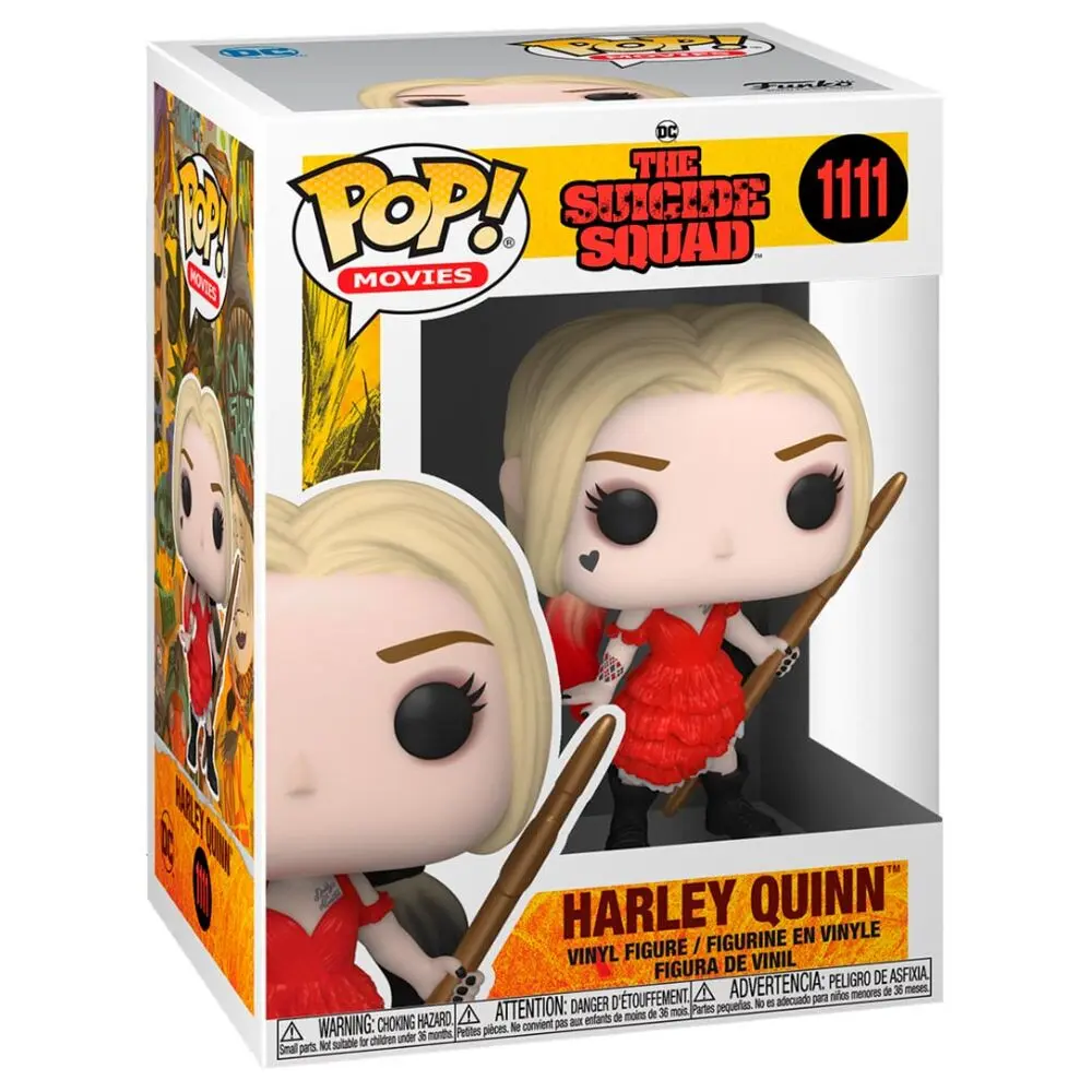 The Suicide Squad POP! Movies Vinyl Figur Harley Quinn (Damaged Dress) 9 cm termékfotó