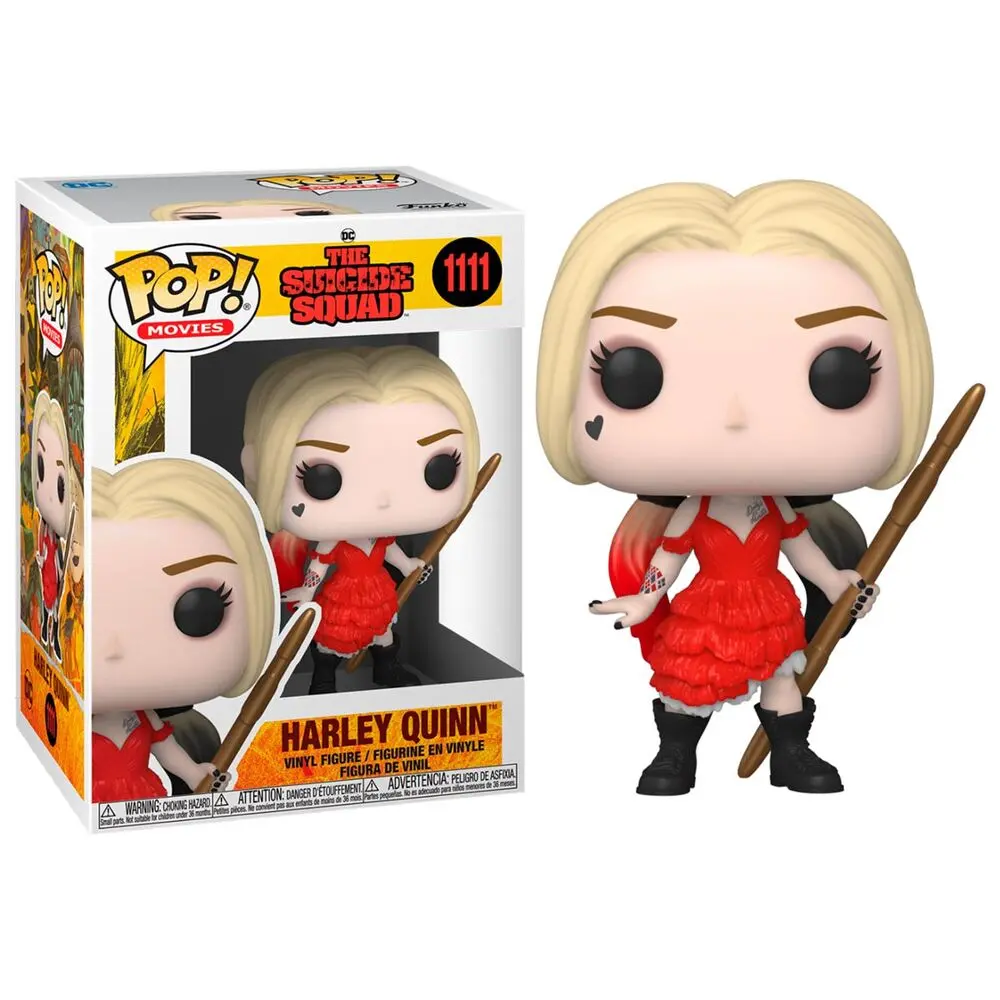 The Suicide Squad POP! Movies Vinyl Figur Harley Quinn (Damaged Dress) 9 cm termékfotó