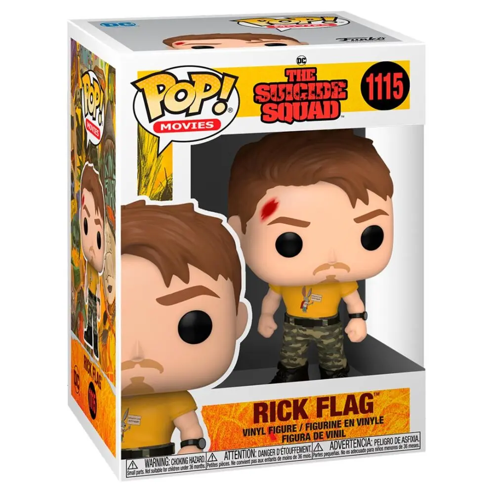 The Suicide Squad POP! Movies Vinyl Figur Rick Flag 9 cm Produktfoto