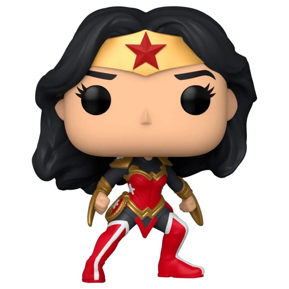 Wonder Woman 80th Anniversary POP! Heroes Vinyl Figur Wonder Woman (A Twist Of Fate) 9 cm Produktfoto