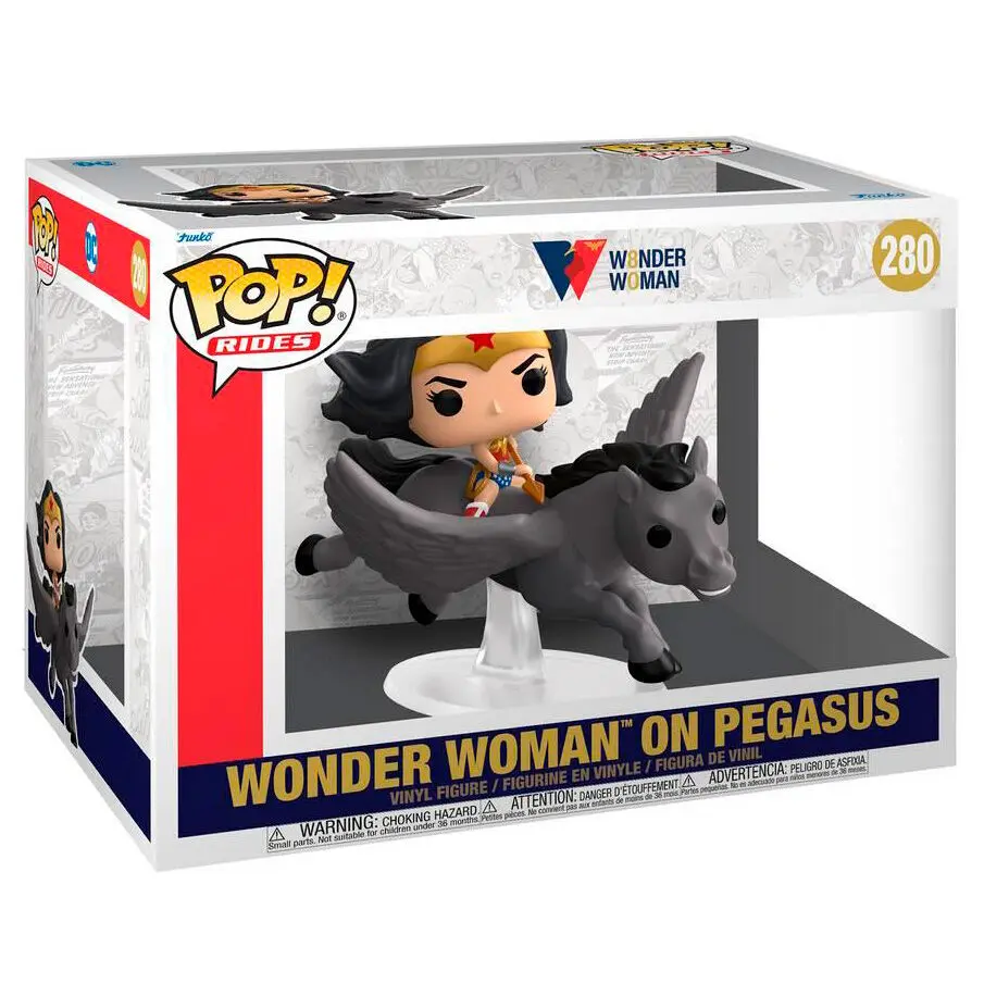 Wonder Woman POP! Rides Vinyl Figur Wonder Woman 80th on Pegasus 15 cm termékfotó