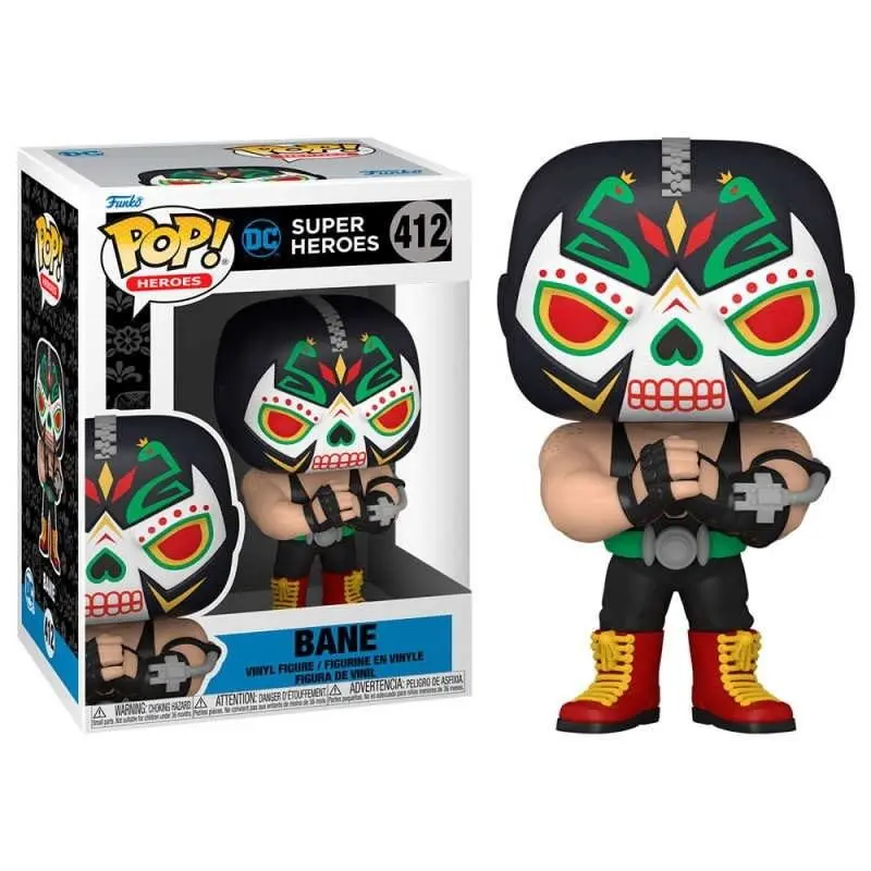 Dia de los DC POP! Heroes Vinyl Figur Bane 9 cm Produktfoto