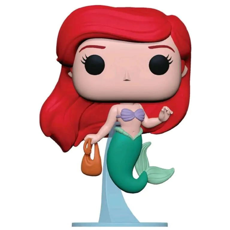 The Little Mermaid POP! Disney Vinyl Figur Ariel w/ Bag 9 cm Produktfoto