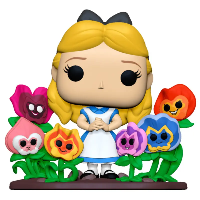 Alice im Wunderland POP! Deluxe Vinyl Figur Alice w/Flowers 10 cm termékfotó