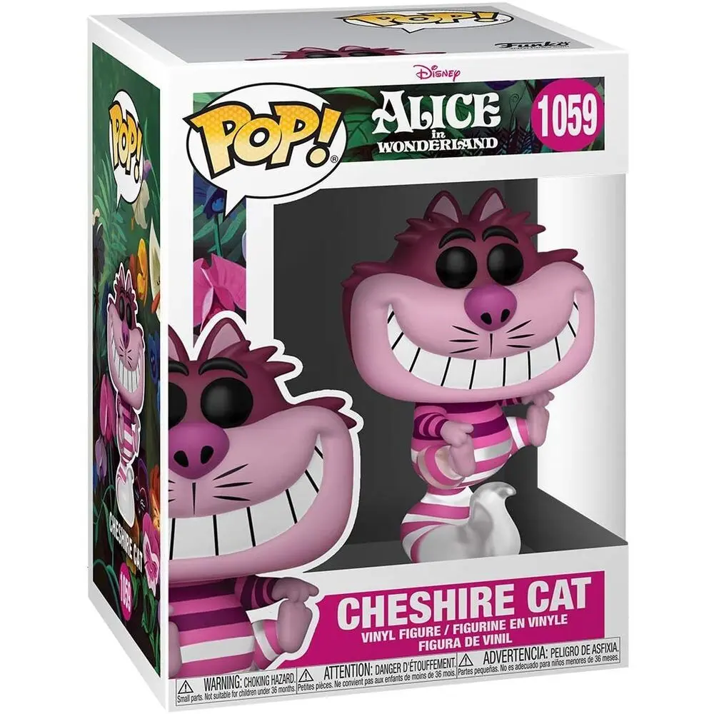 Alice im Wunderland POP! Disney Vinyl Figur Cheshire Cat (TRL) 9 cm Produktfoto