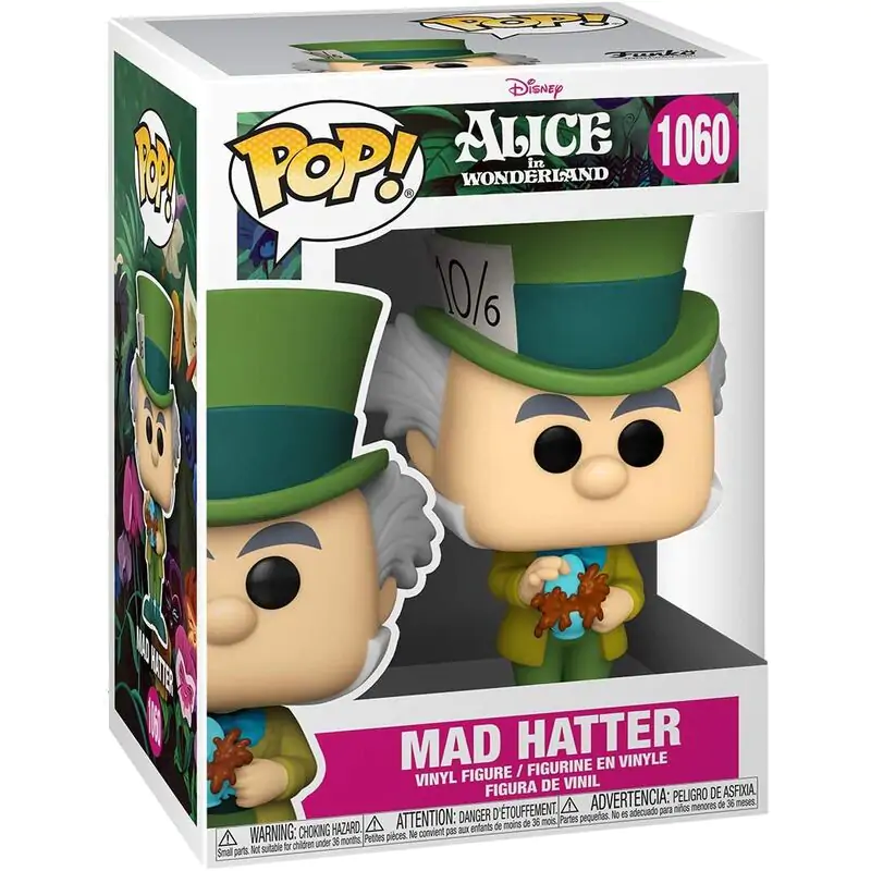 Alice im Wunderland POP! Disney Vinyl Figur Mad Hatter 9 cm termékfotó