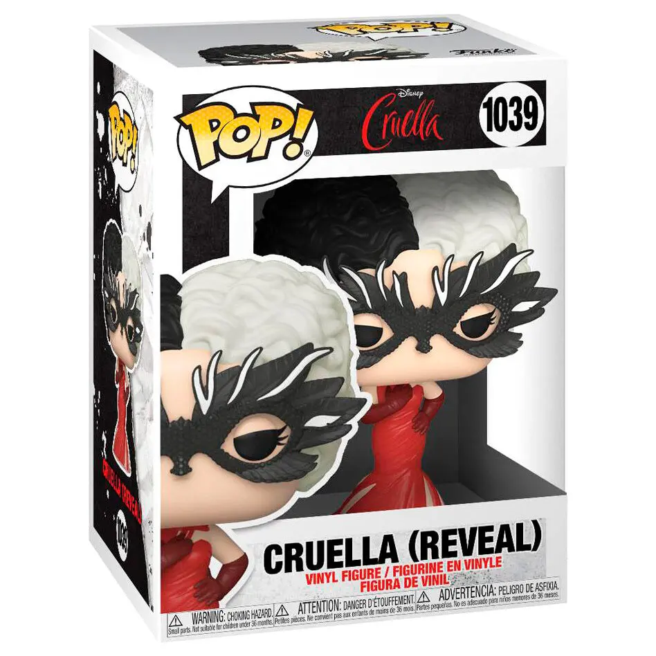 Cruella POP! Disney Vinyl Figur Cruella (Reveal) 9 cm Produktfoto