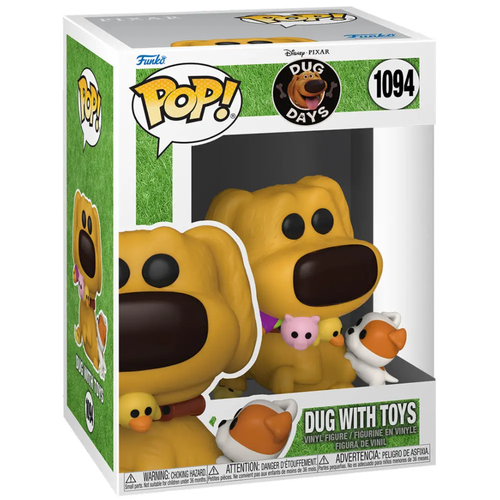 Dug Days POP! Disney Vinyl Figur Dug w/toys 9 cm termékfotó