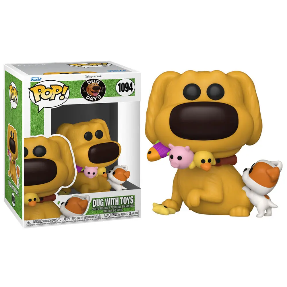 Dug Days POP! Disney Vinyl Figur Dug w/toys 9 cm termékfotó