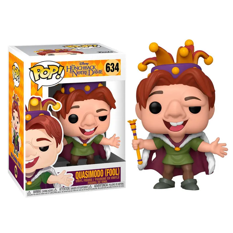 The Hunchback of Notre Dame POP! Disney Vinyl Figur Quasimodo - Fool 9 cm Produktfoto