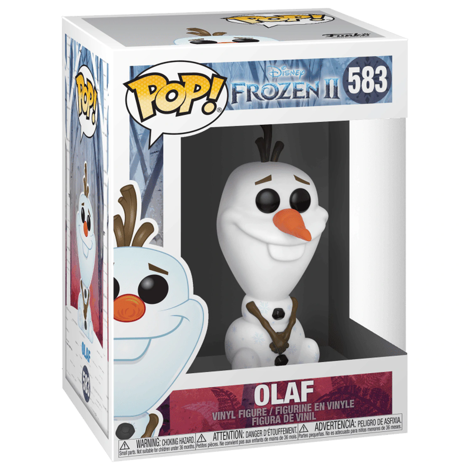 Frozen II POP! Disney Vinyl Figur Olaf 9 cm Produktfoto