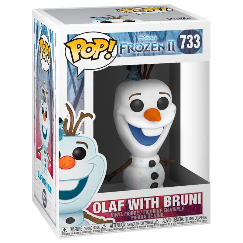 Frozen 2 POP! Disney Vinyl Figur Olaf & Bruni 9 cm Produktfoto