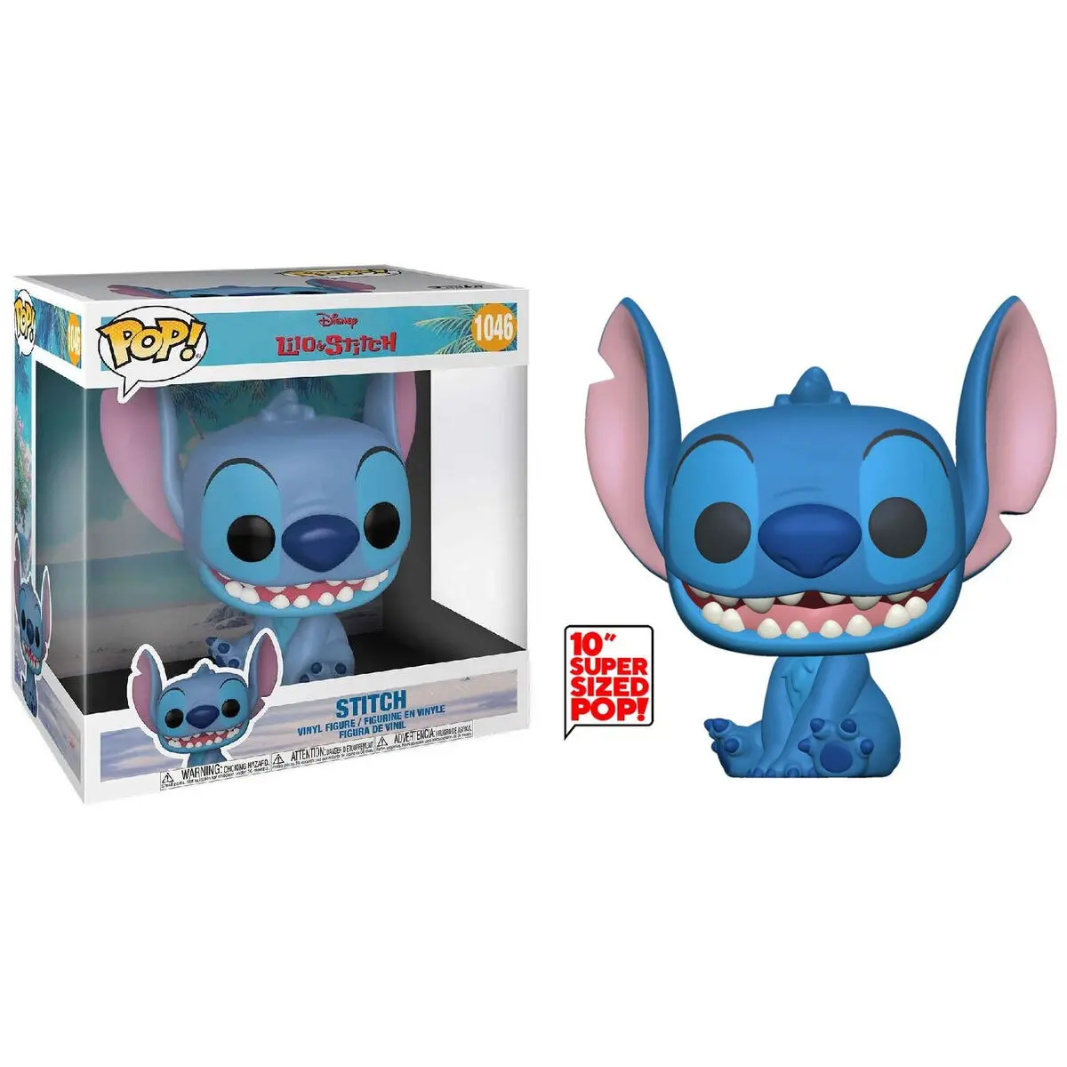 Lilo & Stitch Super Größed Jumbo POP! Games Vinyl Figur Stitch 25 cm termékfotó