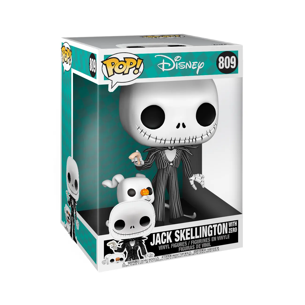 POP Figur Disney Nightmare Before Christmas Jack with Zero 25 cm Produktfoto