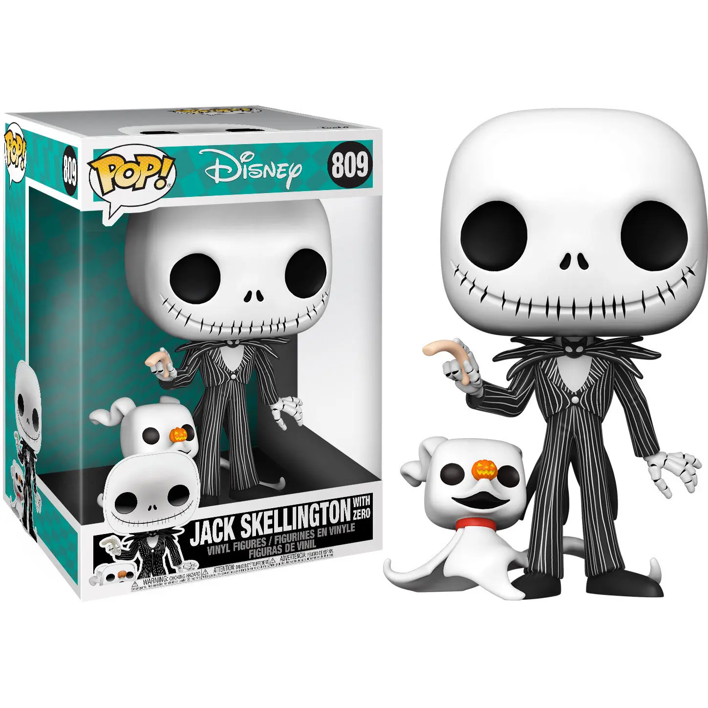POP Figur Disney Nightmare Before Christmas Jack with Zero 25 cm Produktfoto