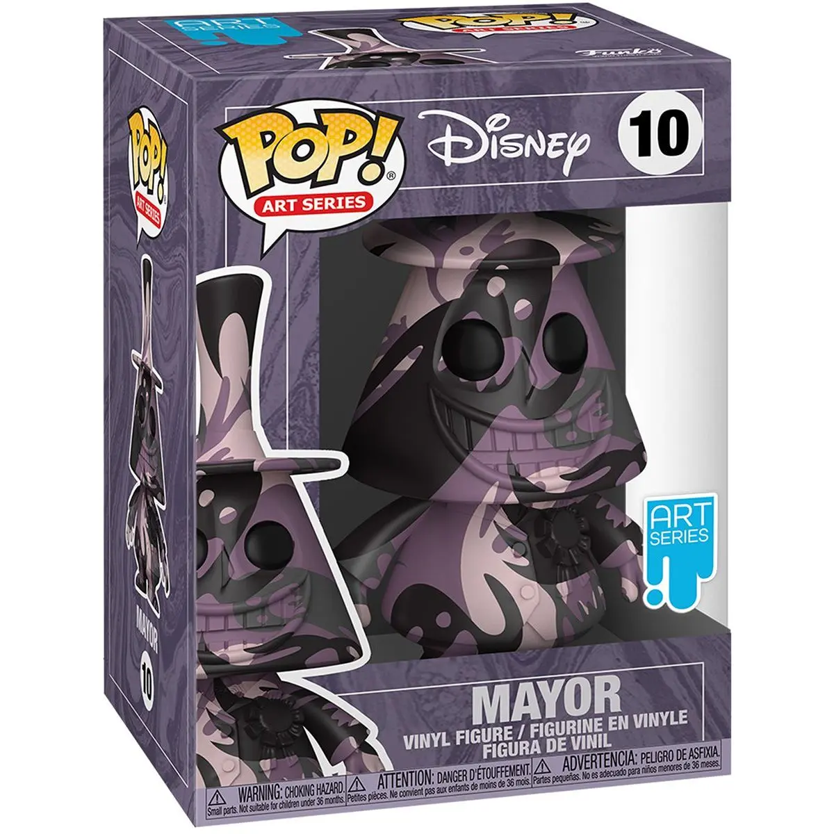 Nightmare before Christmas POP! Disney Artist Series Vinyl Figur Mayor 9 cm Produktfoto