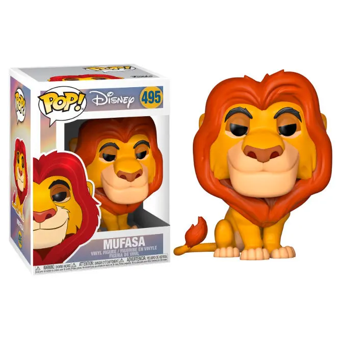 The Lion King POP! Disney Vinyl Figur Mufasa 9 cm Produktfoto