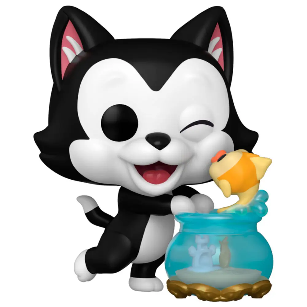 Pinocchio 80th Anniversary POP! Disney Vinyl Figur Figaro Kissing Cleo 9 cm Produktfoto