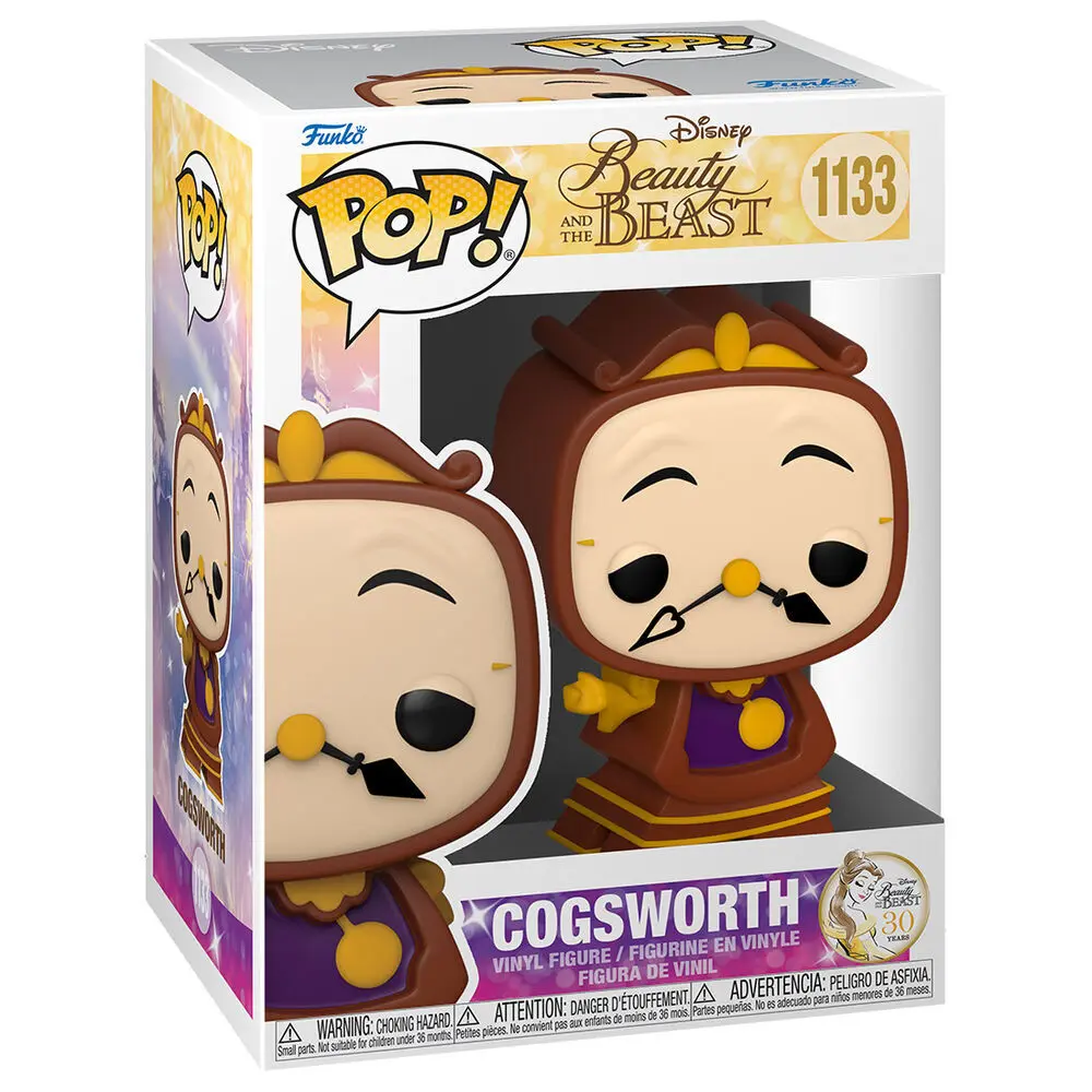 Die Schöne und das Biest POP! Movies Vinyl Figur Cogsworth 9 cm termékfotó