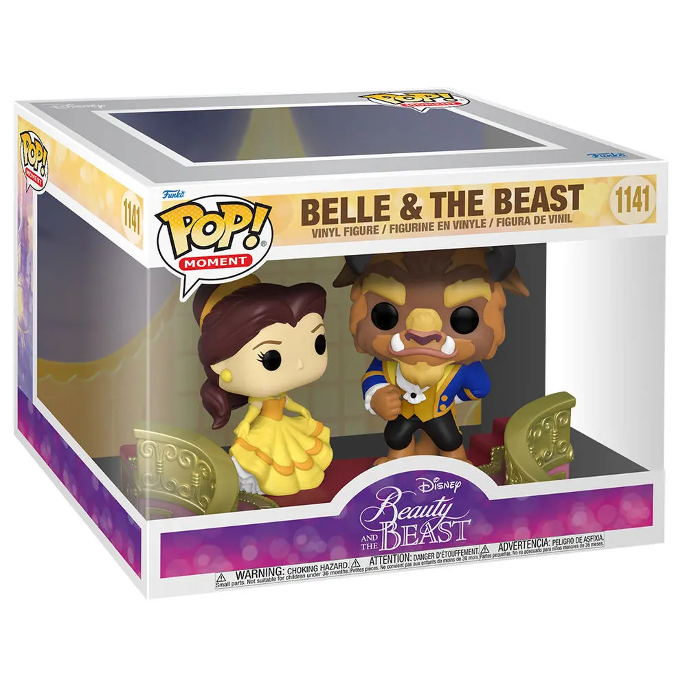 Beauty and the Beast POP Moment! Vinyl Figurn 2-Pack Formal Belle &amp; Beast 9 cm Produktfoto