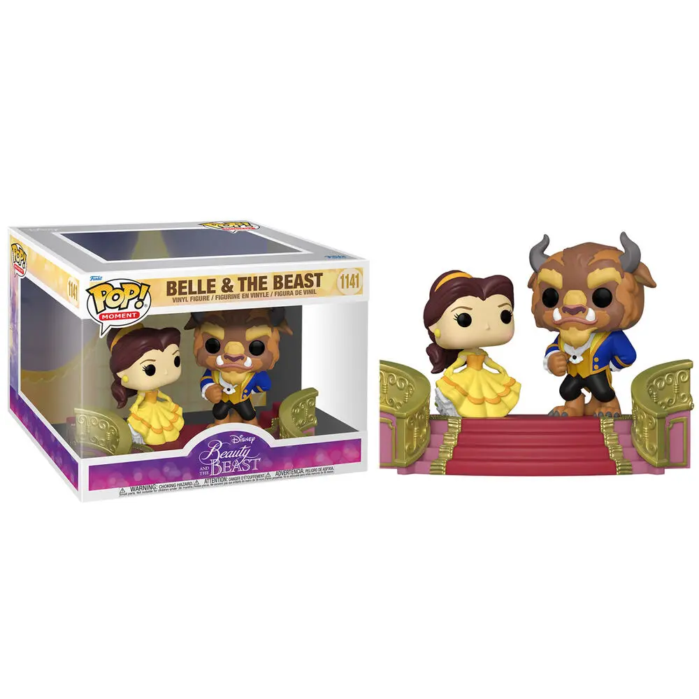 Beauty and the Beast POP Moment! Vinyl Figurn 2-Pack Formal Belle &amp; Beast 9 cm Produktfoto