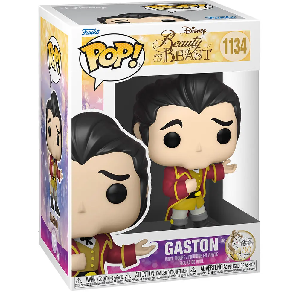 Die Schöne und das Biest POP! Movies Vinyl Figur Formal Gaston 9 cm Produktfoto