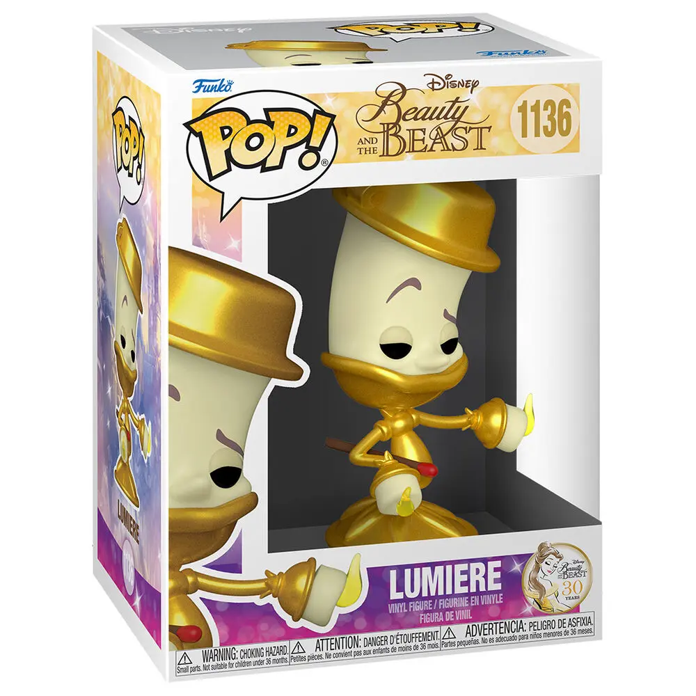 Beauty and the Beast POP! Movies Vinyl Figur Lumiere 9 cm termékfotó