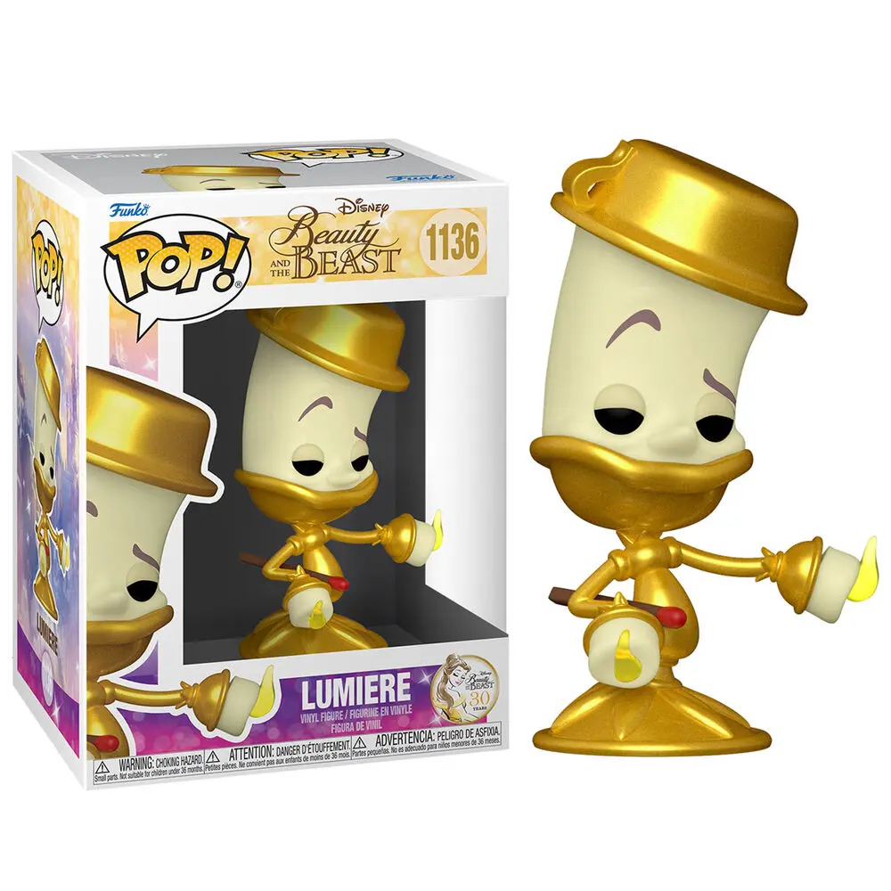 Beauty and the Beast POP! Movies Vinyl Figur Lumiere 9 cm termékfotó