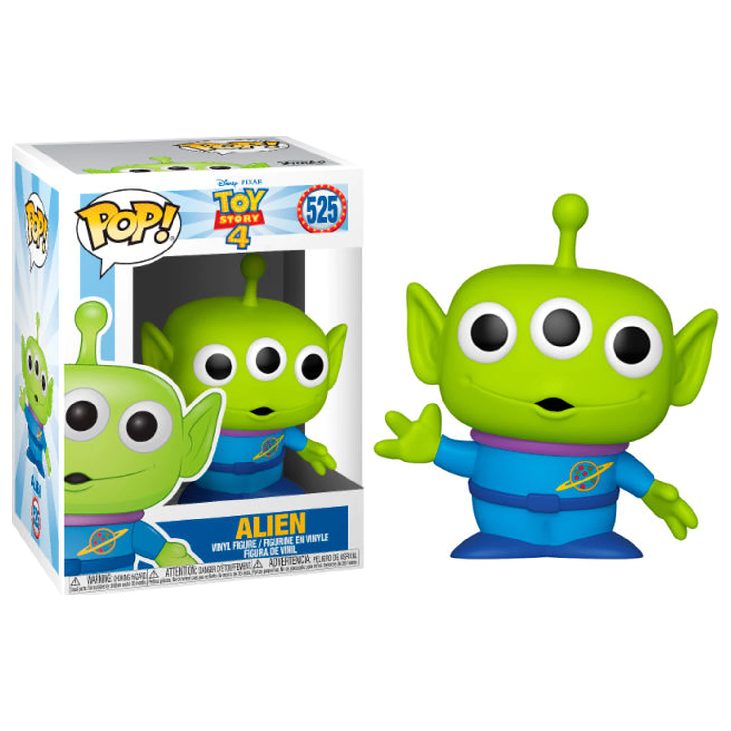 Toy Story 4 POP! Disney Vinyl Figur Alien 9 cm Produktfoto