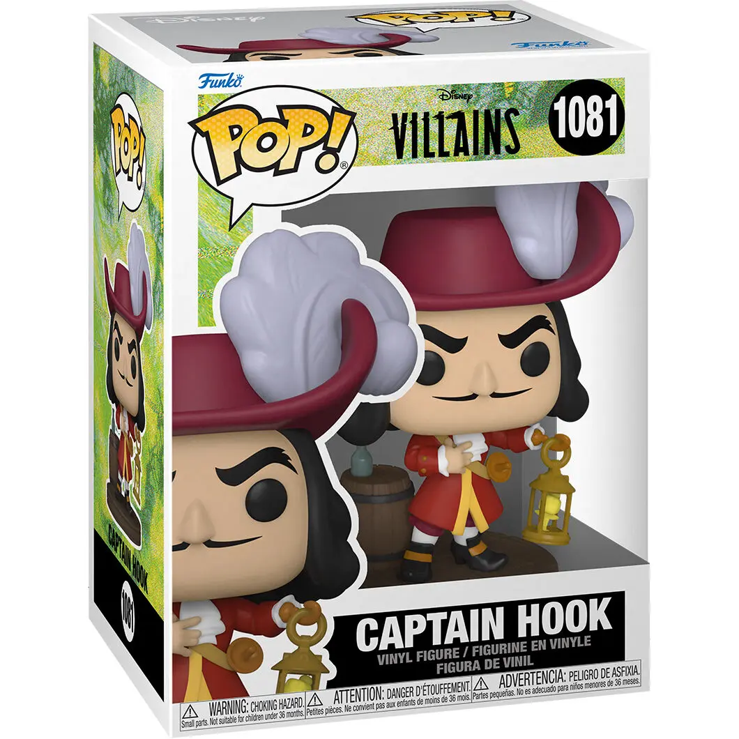 Disney: Villains POP! Disney Vinyl Figur Captain Hook 9 cm termékfotó